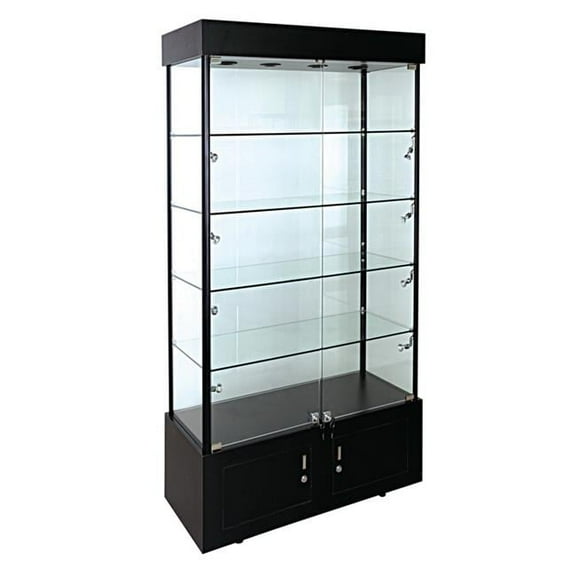 AMKO KDWA-002 Rectangular Lighted Tower Showcase