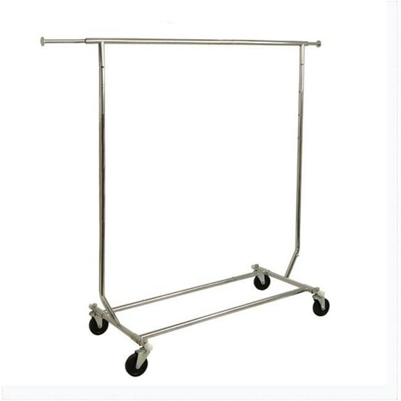 AMKO RCS-1-CH Heavy Duty Single Collapsible Rolling Rack
