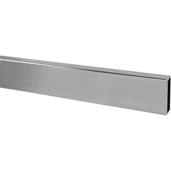 AMKO RE3-SC 3 ft. Rectangular Tubing, Satin Chrome