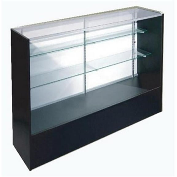 AMKO SC5-B 60 in. Full Vision Showcase, Black