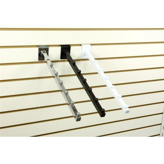 AMKO SP-6B Square Tube 6-Ball Waterfall for Slatwall, Chrome