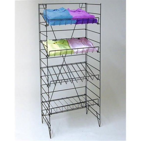 AMKO WSR4 Shelf Rack with 4 Shelves