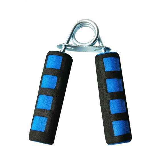 AMLANCHER Hand Grip Strengthener, Non-Slip Foam Forearm Exerciser for Strength Training, Injury Recovery, Ideal for Athletes & Musicians (2 Pack, Blue/Red)