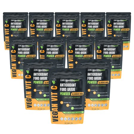 AMLApureSuperC Amla Vitamin C 2000mg - Extra Strength Whole Food Vitamin C for Immune Support, Production of Cellular Energy, Collagen Production and Healthy Tissue - Non GMO Vegan Vitamin C, 120 days