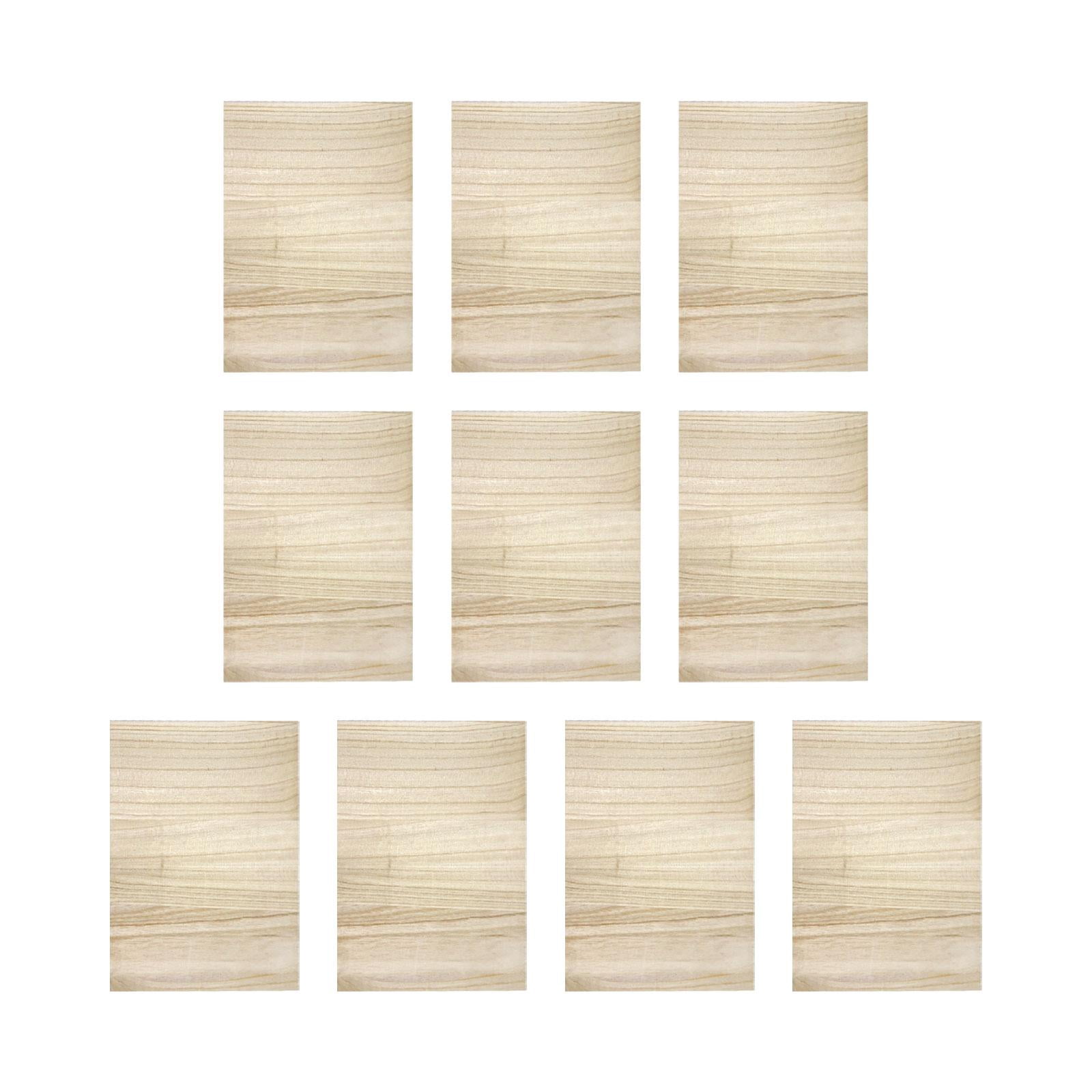 AMLESO 10 Pieces Wood Breaking Boards Hitting Wooden Karate Boards