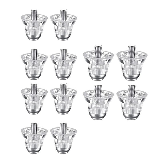 AMLESO 12Pcs Football Shoe Spikes Football Cleats Studs Non Slip 5mm Screw Sturdy Soccer Shoe Studs for Training Sports Competitions