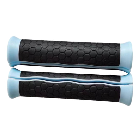 AMLESO 2 Pieces Fitness Resistance Band Handles Exercise Band Handle Strength Training Pull Handles Workout Strong Grips Attachments Blue