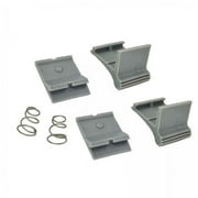 AMLESO 2xRV Awning Arm Slider Set ,Easy to Install, 4 Slider , Repair Parts, Assembly Replaces Accessory for RV Motorhome , Gray, 4 Pcs