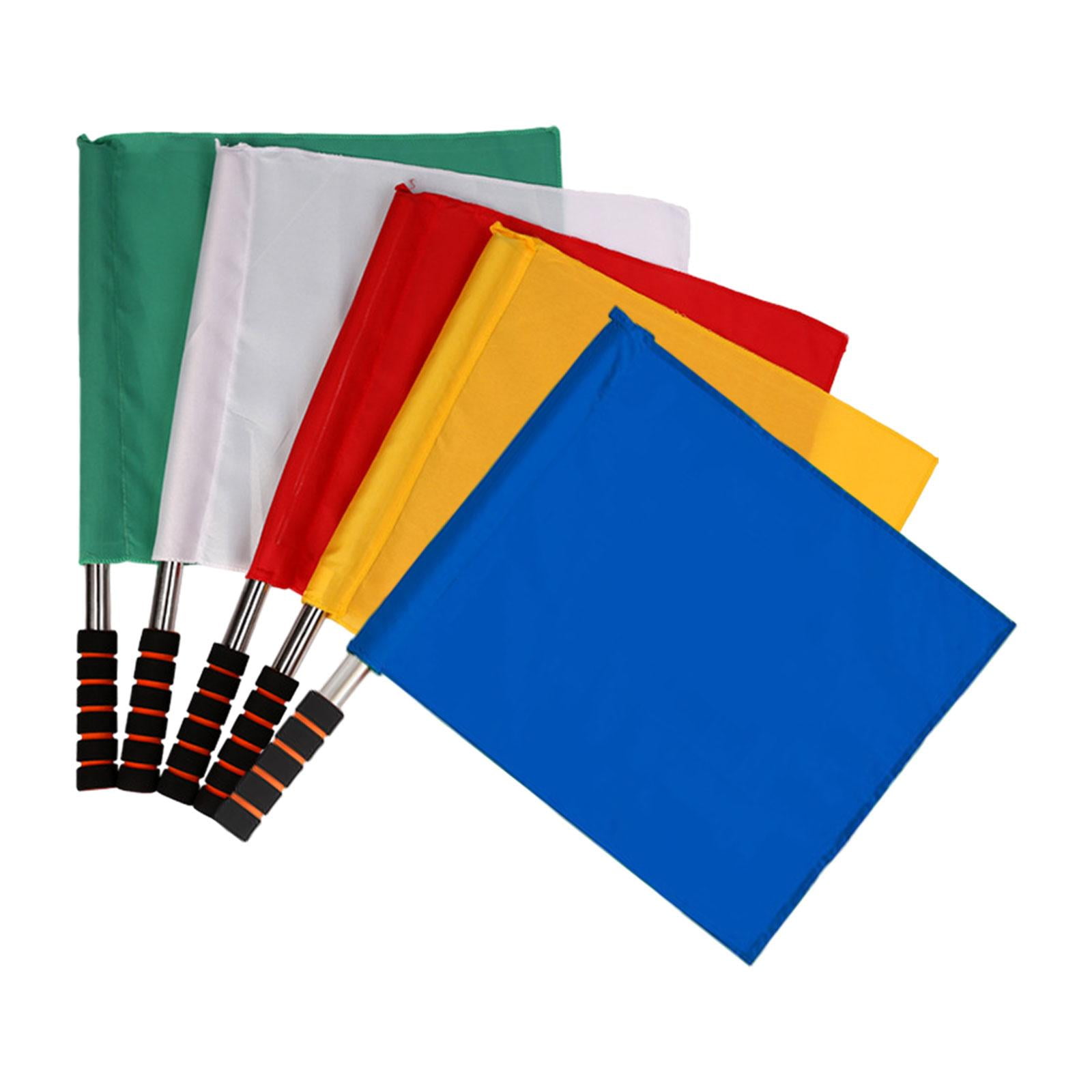AMLESO 3 Pieces Referee Flags Match Training Flags Volleyball