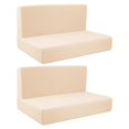 thumbnail image 1 of AMLESO 4Pcs Camper Cushion Covers RV Seat Covers Comfort Breathable Bench Covers RV Stretch Sofa Seat Slipcovers Furniture Protector Beige, 1 of 10