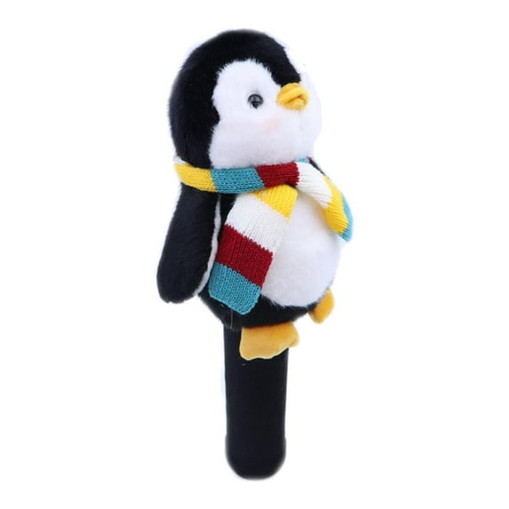 AMLESO Animal Golf Wood Headcover Club Head Cover Long Neck Protector Practical Anti Scratch Golf Accessories Funny Golfer Equipment Yellow Scarf