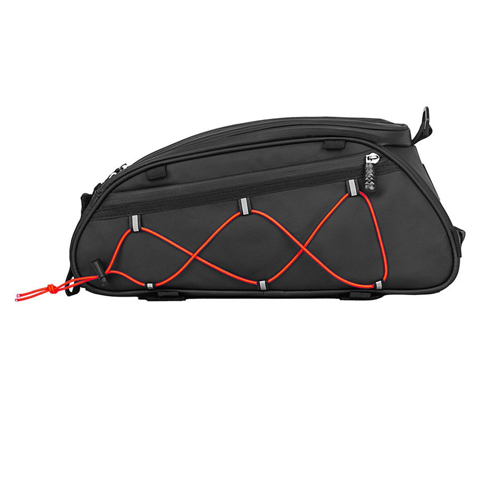 AMLESO Bike Bag Rear Rack Saddle Bag Insulated Reflective Waterproof ...
