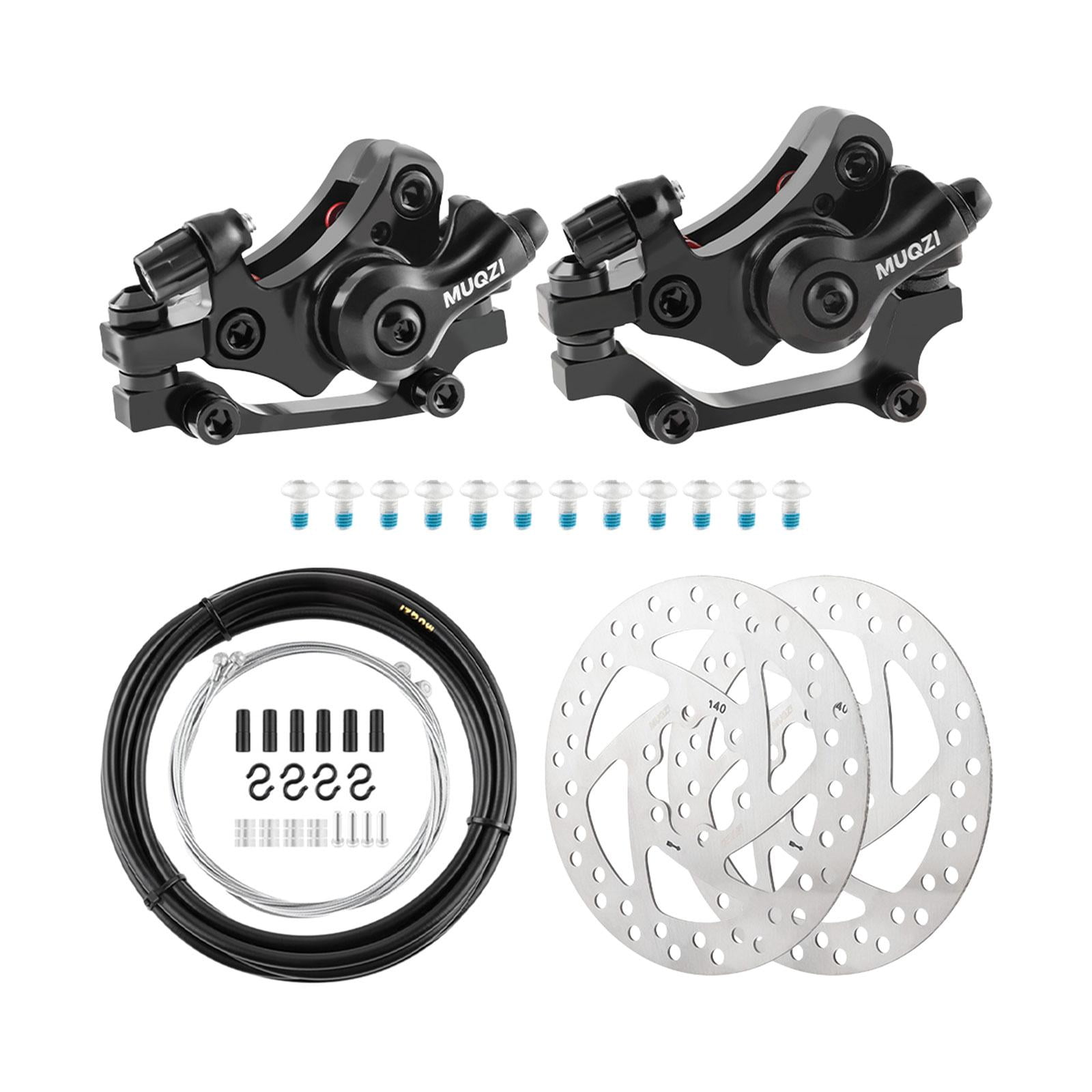 AMLESO Bike Disc Brake Kit Mechanical Disc Brake with Rotor Parts