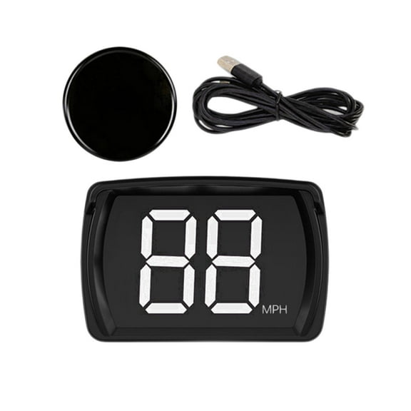 AMLESO Generic HUD Head up Display Automotive Accessories, , Digital Speed Meter Universal for SUV Bus Vehicle White