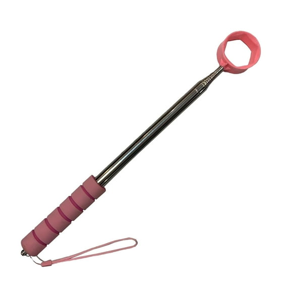 AMLESO Golf Ball Retriever Ball Pick up Lightweight Comfortable Picker Gifts for Golfers Grabber Claw Tool Practice for Water Sports Pink