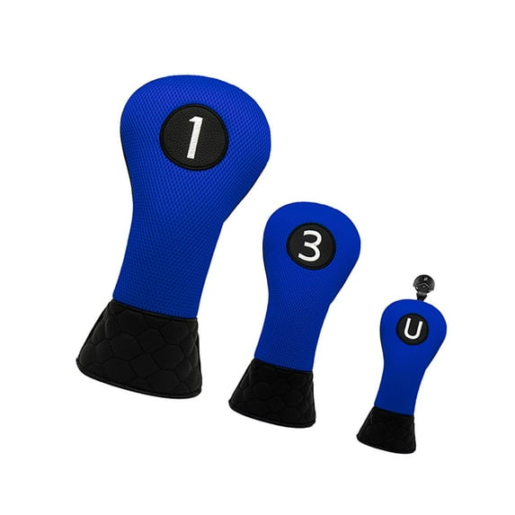 AMLESO Golf covers Golf Club Head Covers for Woods Portable Long Neck Golf Cover for Men, Women Golfer Equipment 1 3 U