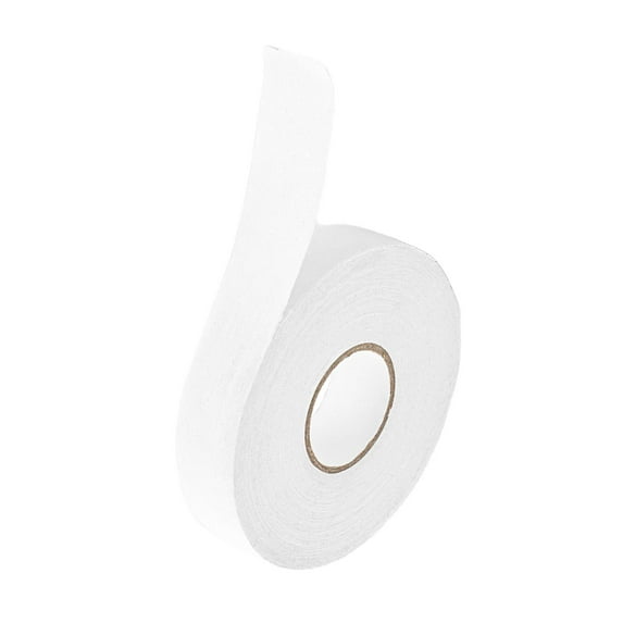 AMLESO Ice Hockey Cloth Tape Hockey Rod Tapes 27yds Hockey Sock Tape Hockey Tape for Exercise Pong Racket Sports Badminton Grip White