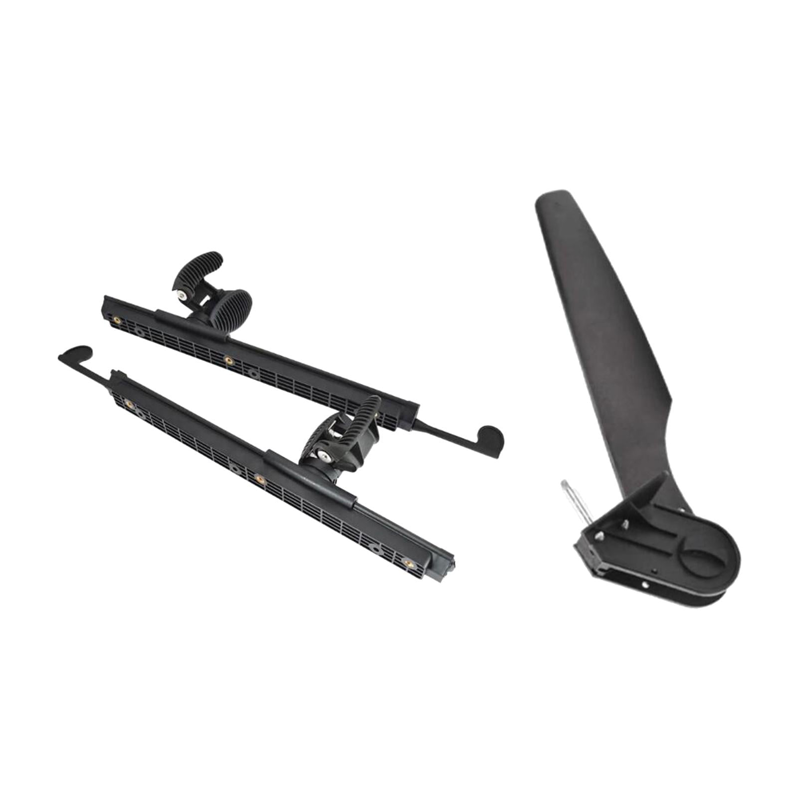 AMLESO Kayak Rudder Kayak Foot Pegs Boat Tail Watercraft Rudder with