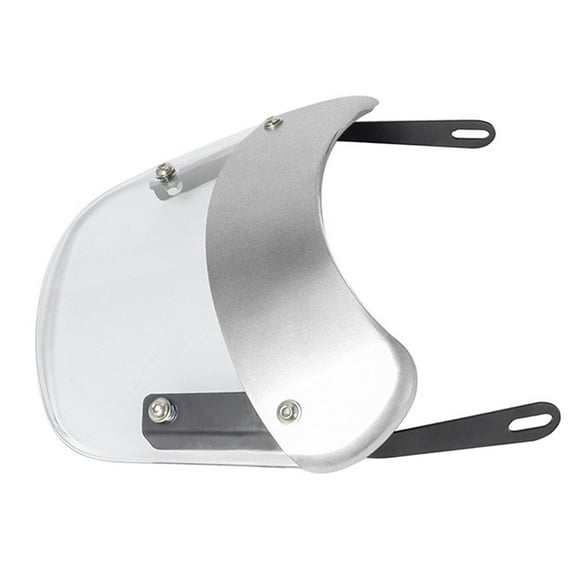 AMLESO Motorbike Windshield Front Screen Motorcycle Windshield Kits Motorcycle Fairing Wind Deflector Accessory Headlight Windshield clear