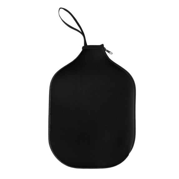 AMLESO Neoprene Paddle Cover Pickleball Head Cover Case Storage Carrier with Strap Pouch Racket Sleeve Racket Protection for Outdoor Black