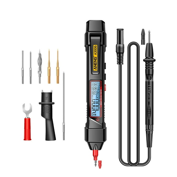 AMLESO Pen Type Digital Multimeter Voltage Tester for Electrician Household Devices A3006 Pro
