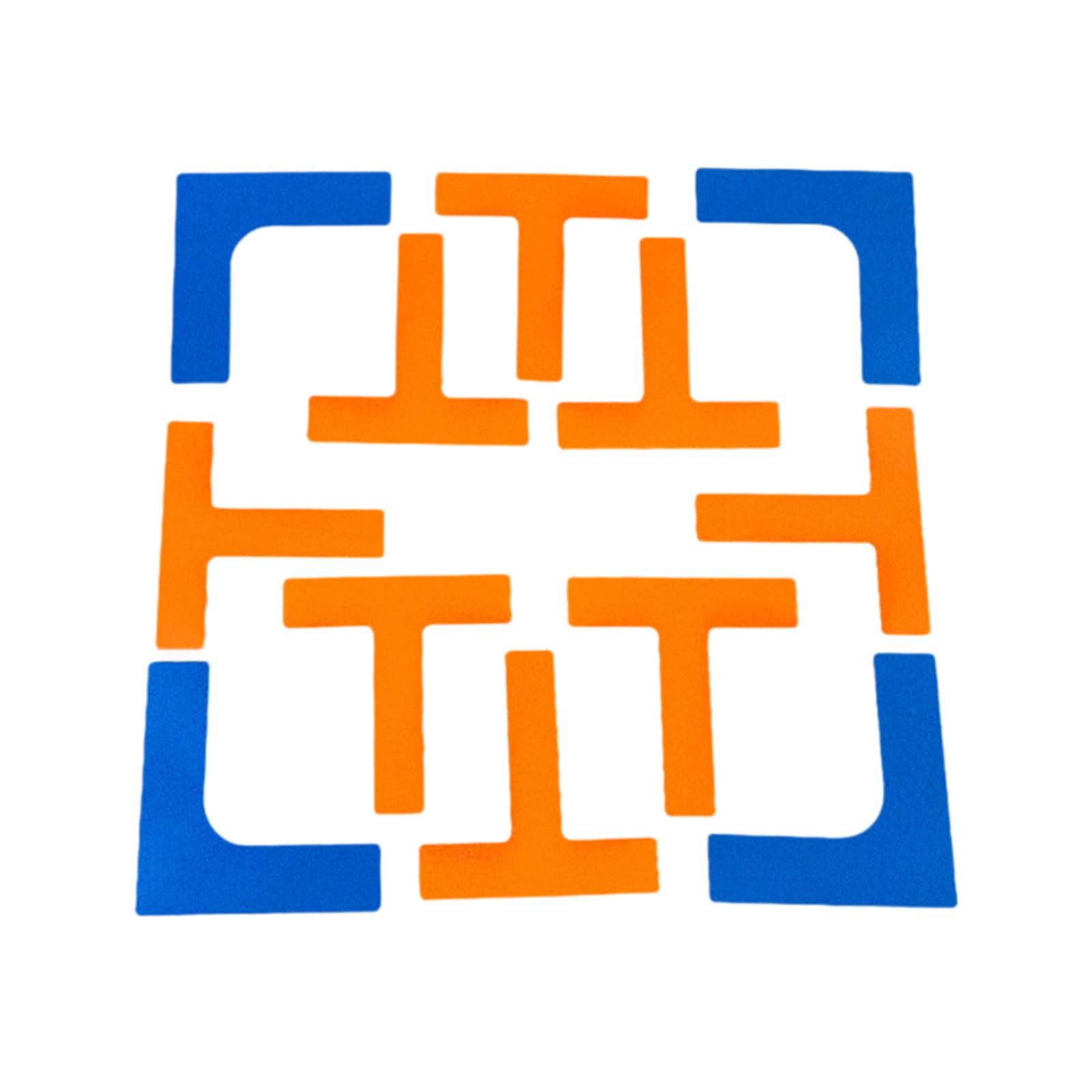 AMLESO Pickleball Court Marker Set Lines Marking Set Accessories Throw