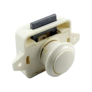 AMLESO Push Button Latch Lock, Cupboard Lock, Keyless Easy Installation, Drawer Knob Cabinet Latch Lock for Yacht Boat Van Home RV Style E