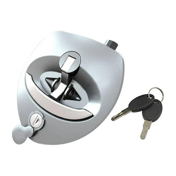 AMLESO RV Entry Door Lock Camper Entry Door Latch Lock Accessories Safe with Paddle Deadbolts Replacement for Ship Truck Tool Box Type C