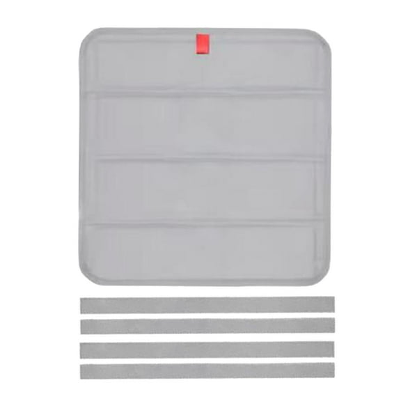 AMLESO RV Window Shade RV Skylight Vent Cover Window Blackout Shade Hiking Outdoor Foldable Travel Trailer RV Roof Vent Cover Gray