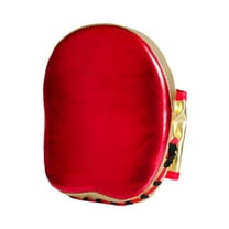 AMLESO Strike Round Pad Boxing Curved Focus Punching Mitts Hand Target Gloves for Muay Thai Exercise Kickboxing Men Women Mma Red