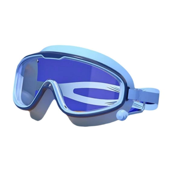 AMLESO Swimming Goggles with Earplugs Leakproof Eyewear Swim Goggles Swim Glasses for Diving Swimming Pool 13cmx5.5cm