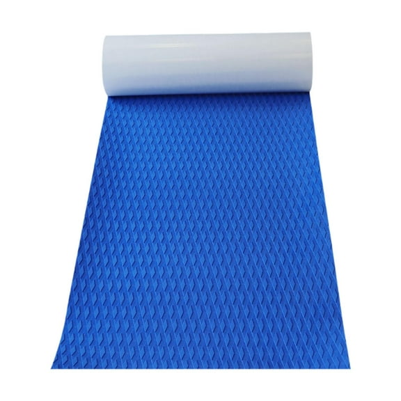 AMLESO Traction Pad Boat Decking Sheet Anti Slip Strong Grip Multipurpose Deck Grip EVA Sheet for Swimming Pool Step Skimboard Canoe Blue