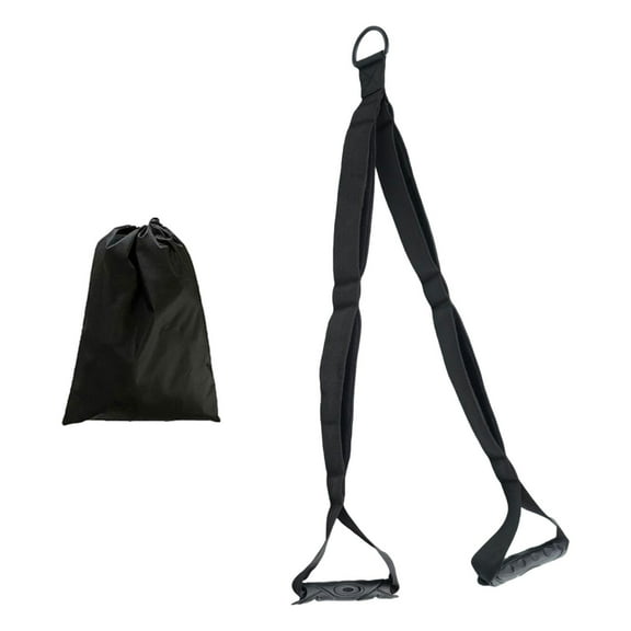 AMLESO Tricep Rope Cable Attachment Triceps Strap Lat Pull Down Grips Fitness Cable Pulley System Machine Equipment Home Gym Workout With Storage Bag