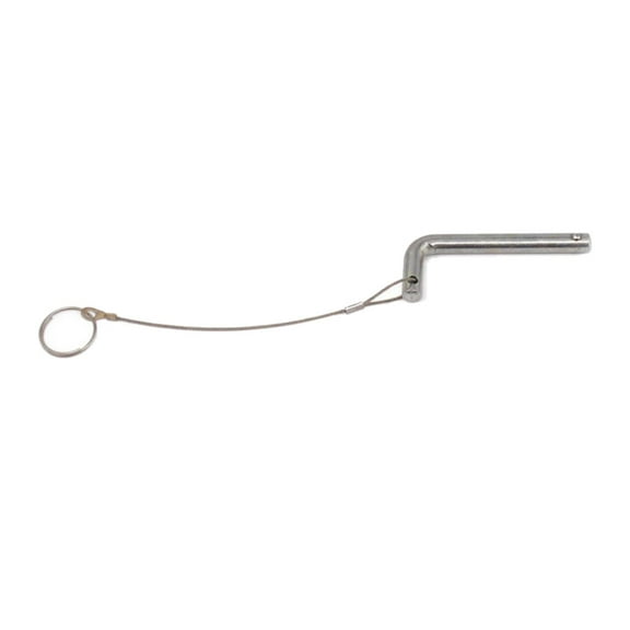 AMLESO Weight Stack Pin with Pull Rope L Shaped Handle Weight Pin Universal Multifunctional Weight Machine Pin for Fitness Equipment 10mmx65mm