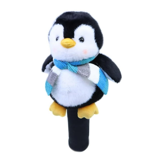 AMLESO Wood Headcover Club Head Cover Long Neck Protector Practical Anti Scratch Golf Accessories Funny Golfer Equipment Blue Scarf