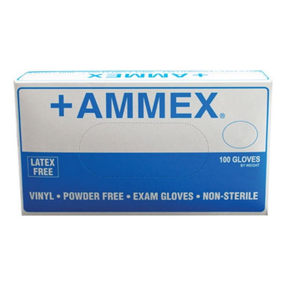GLOVE VINYL EXAM 100PK S