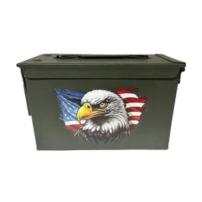 AMMO CAN MAN 30 Cal Ammo Can Grade 1 with UV Printed "Eagle and Flag"