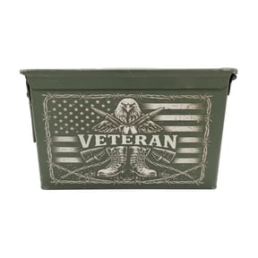 AMMO CAN MAN One (1) Laser Engraved "Veteran Eagle" Grade 1 Ammo Can - 30 Cal
