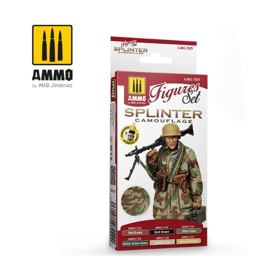 AMMO by Mig Jimenez Splinter Camouflage Figures Set New