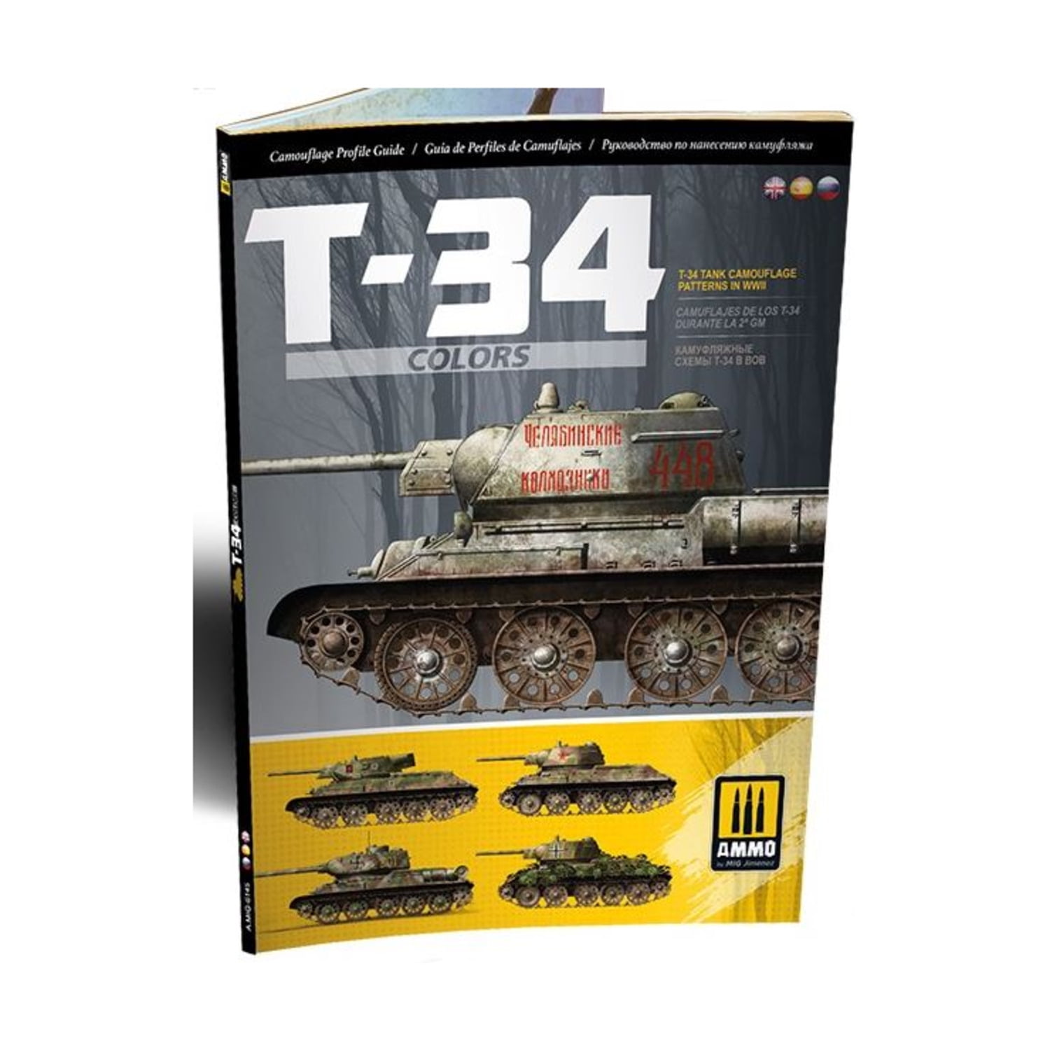 AMMO by Mig Jimenez T-34 Colors - T-34 Tank Camoflage Patterns in WWII New