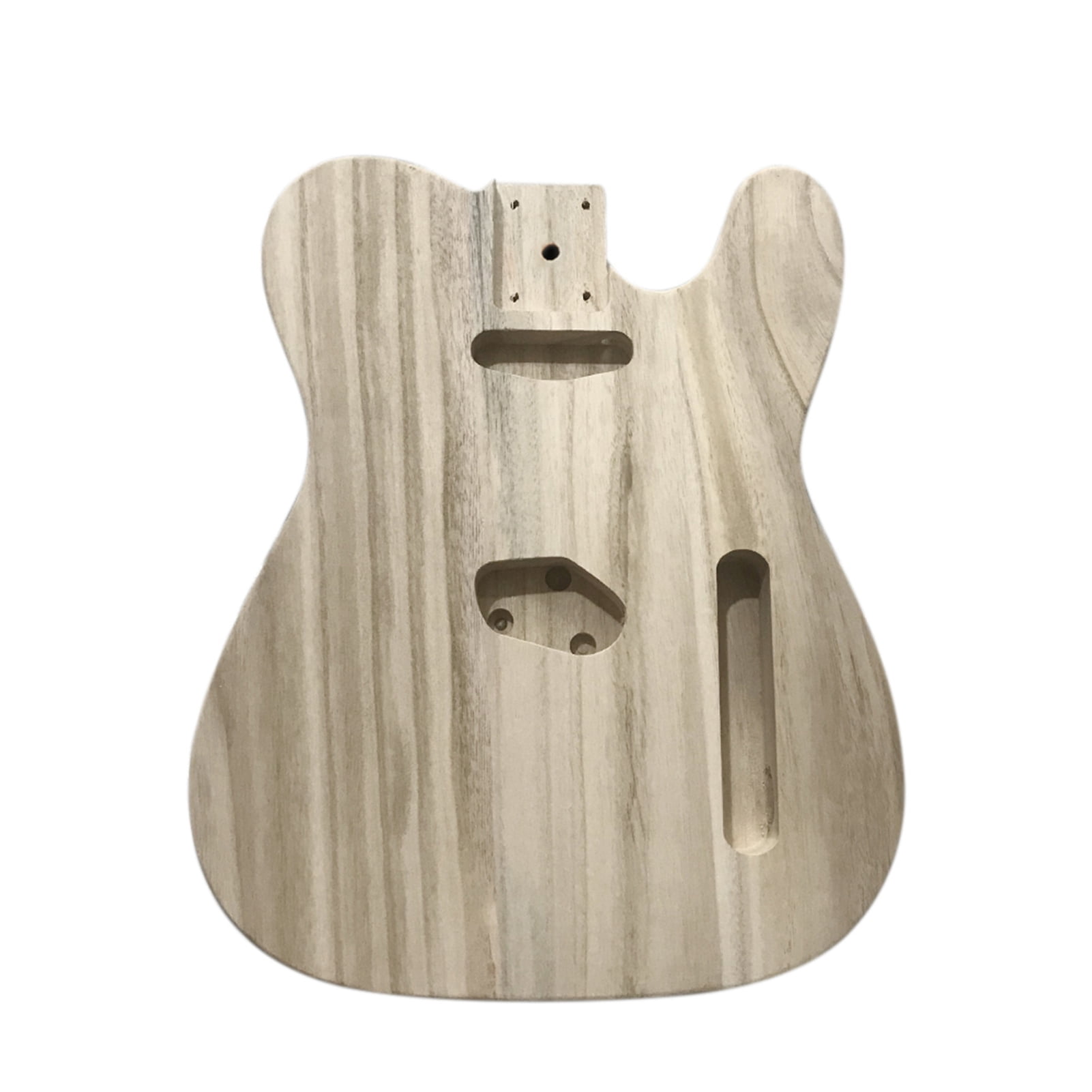 AMMOON Guitar Body,Unfinished Electric Guitar Body，Maple Wood Blank Guitar Barrel,Guitar Kits Build Your Own Electric Guitar