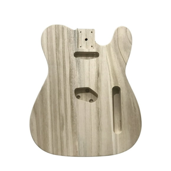 AMMOON Guitar Body,Unfinished Electric Guitar BodyMaple Wood Blank Guitar Barrel,Guitar Kits Build Your Own Electric Guitar