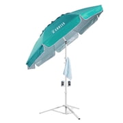 AMMSUN 6.5ft Lightweight Sports Beach Umbrella Portable Shade with Stand for Outdoor Games,Green