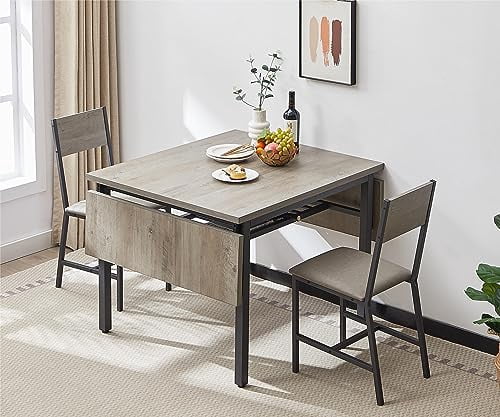 Restackable Table AMNOOL Folding Dining Table 1.2 Inch Thick Table Top Rectangle ...