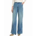 thumbnail image 1 of AMO DENIM womens AMO Matilda Skipper Pleated Wide Leg Jean, 30, Blue, 1 of 3