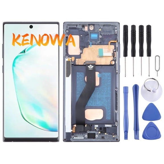 AMOLED For Samsung note10+LCD G973 SM-G973F Display Touch Screen With Frame For Samsung note10+ Display Replacement