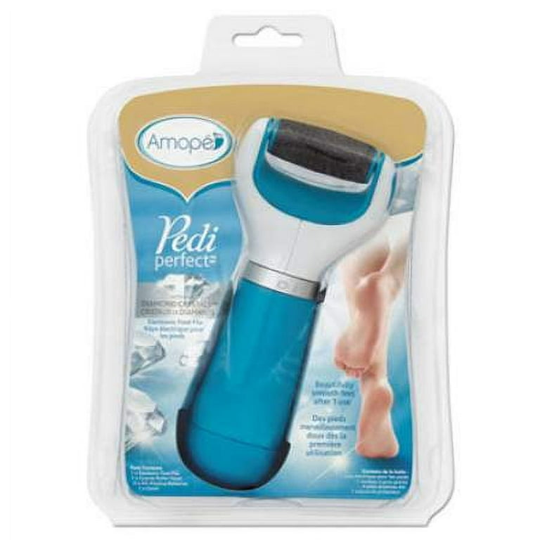 Pedi Perfect Electronic Foot File, Blue/White Pedi Perfect Electronic Foot File, Blue/White