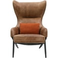 thumbnail image 1 of Moe's Home Collection AMOS LEATHER ACCENT CHAIR, 1 of 5