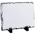 thumbnail image 1 of AMOSTBY Sublimation Blanks Rectangular Rock Slate Photo Plaque Picture Frame, 5.9x7.88 inch, 1 of 6