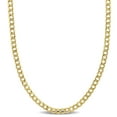 thumbnail image 1 of AMOUR 4mm Curb Link Chain Necklace In 14K Yellow Gold, 16 In, 1 of 1